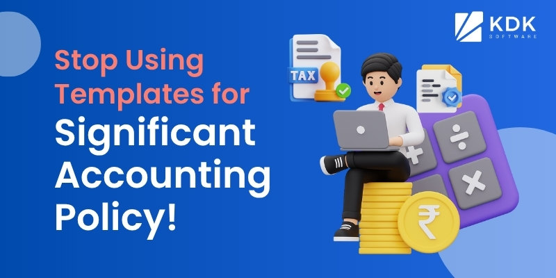 AI Accounting Policy Generator Interface by KDK Software